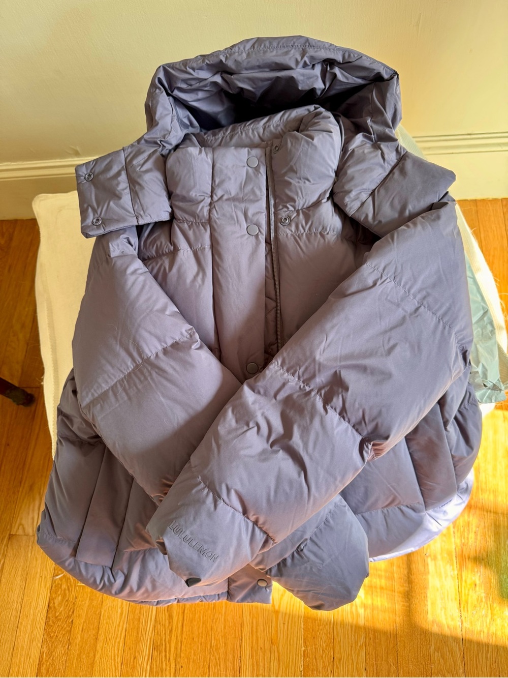 lululemon athletica Dusty Lavender Puffer Coat